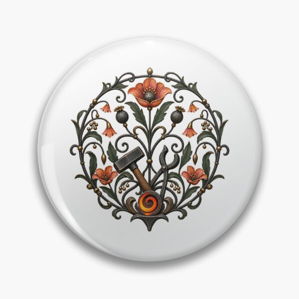 Item preview, Garden Ironwork Bloom designed and sold by UrbanCanvvas.