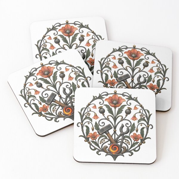 Item preview, Garden Ironwork Bloom designed and sold by UrbanCanvvas.