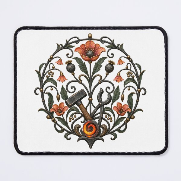 Item preview, Garden Ironwork Bloom designed and sold by UrbanCanvvas.