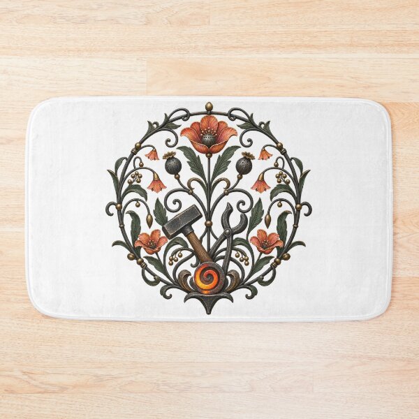 Item preview, Garden Ironwork Bloom designed and sold by UrbanCanvvas.