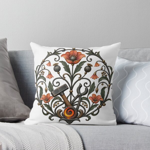 Item preview, Garden Ironwork Bloom designed and sold by UrbanCanvvas.