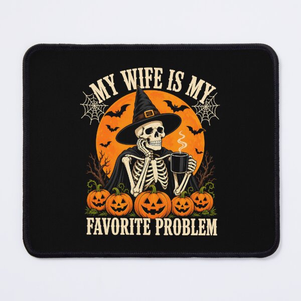 Item preview, Witchy Skeleton Halloween Humor Design designed and sold by nojany.