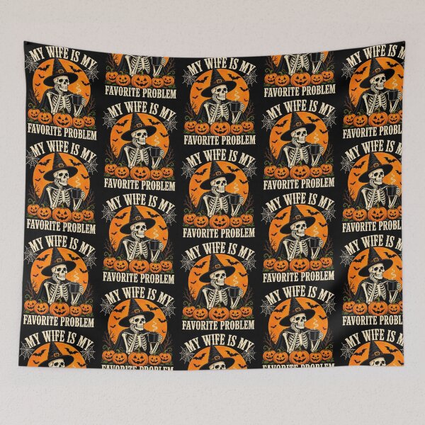 Item preview, Witchy Skeleton Halloween Humor Design designed and sold by nojany.