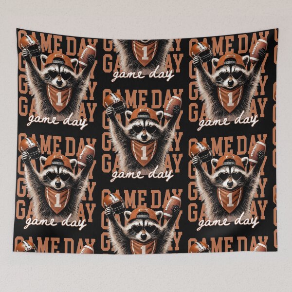 Item preview, Raccoon Football Game Day Cheer designed and sold by RDGNR.