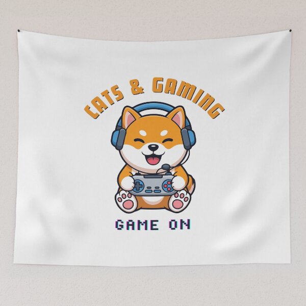 Item preview, Gamer Cat Video Games Boys Teen Men Girls Funny Gaming T-Shirt designed and sold by TTT-Funny-Shop.