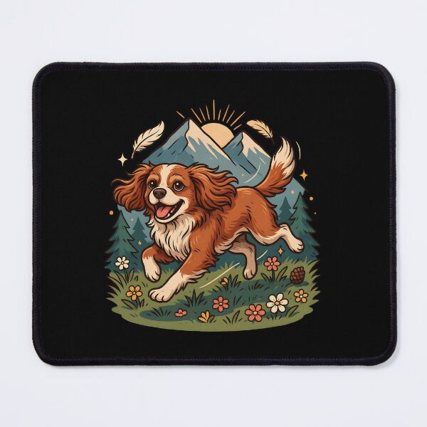 Item preview, Cavalier King Charles Spaniel Cute Dog Art designed and sold by Redgiant87x.
