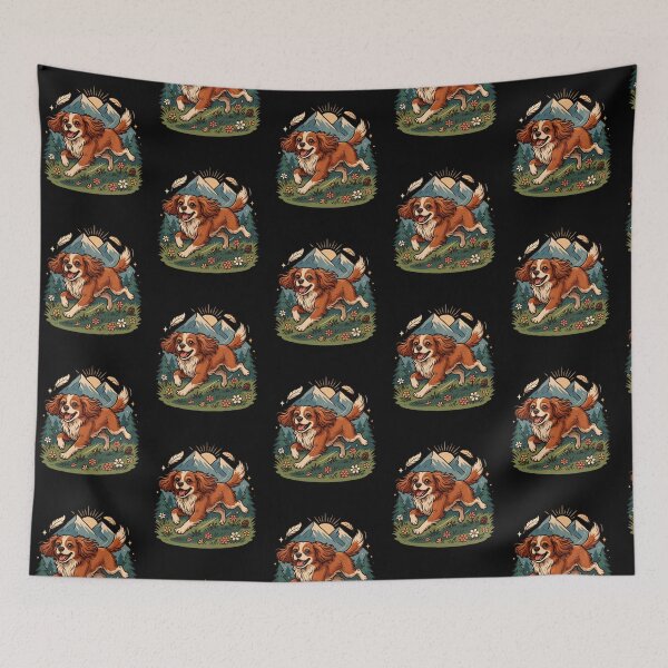 Item preview, Cavalier King Charles Spaniel Cute Dog Art designed and sold by Redgiant87x.