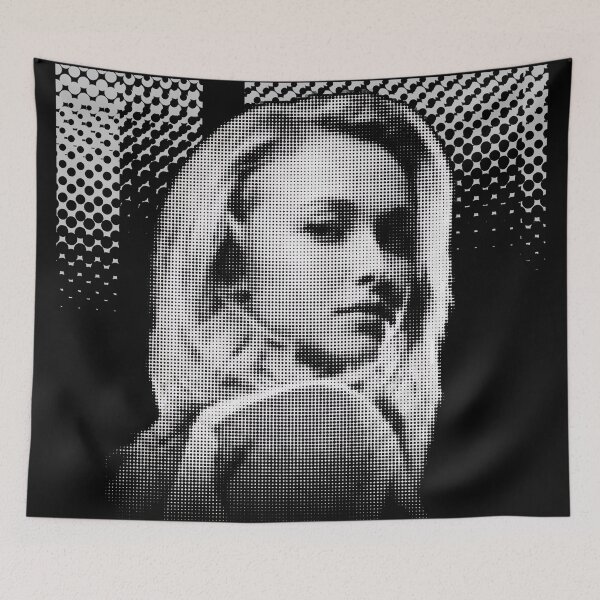 Item preview, Save The Cheerleader Halftone Pop Art Portrait designed and sold by EdGraphy.
