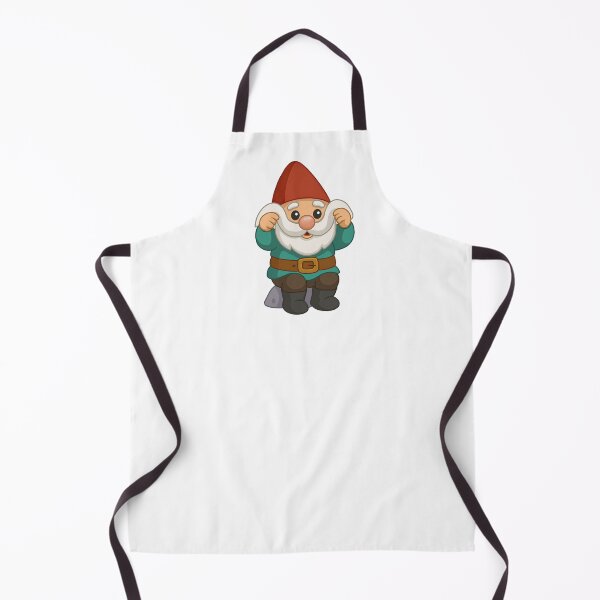 Item preview, Cute Garden Gnome With White Beard designed and sold by SunnyBunnyHome.