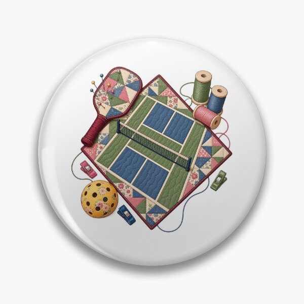 Item preview, Quilted Pickleball Court designed and sold by UrbanCanvvas.