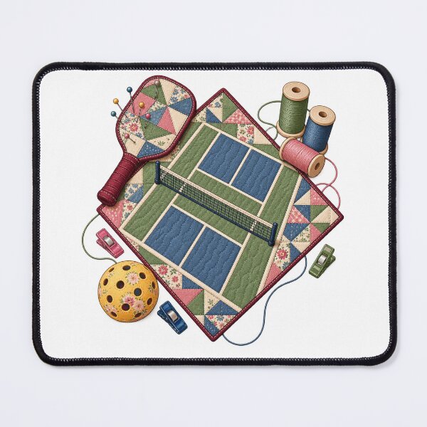 Item preview, Quilted Pickleball Court designed and sold by UrbanCanvvas.