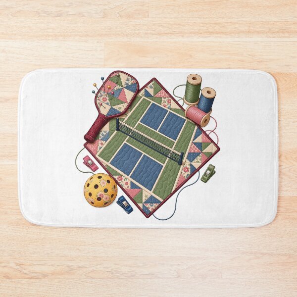 Item preview, Quilted Pickleball Court designed and sold by UrbanCanvvas.