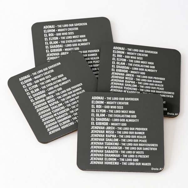 Item preview, The Names of God — Hebrew & Meaning designed and sold by Hope for Uganda.