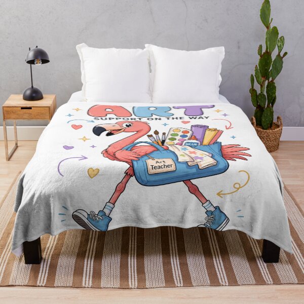 Item preview, Art Teacher Flamingo Support designed and sold by MOCH- ART.