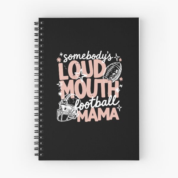 Item preview, Loud Mouth Football Mama Humor Design designed and sold by DarylPope.