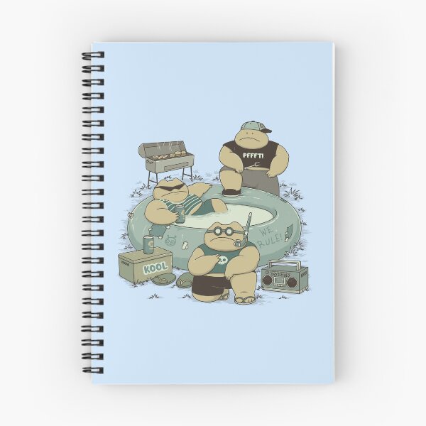 Item preview, Pool Party - Frogs Illustration designed and sold by OohMyHoomies.