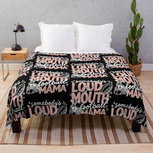 Item preview, Loud Mouth Football Mama Humor Design designed and sold by DarylPope.