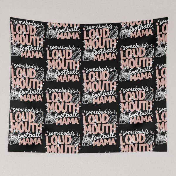 Item preview, Loud Mouth Football Mama Humor Design designed and sold by DarylPope.
