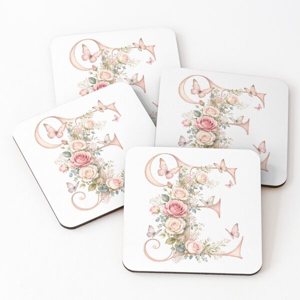 Item preview, Letter E designed and sold by Whimsy Petal and Co..