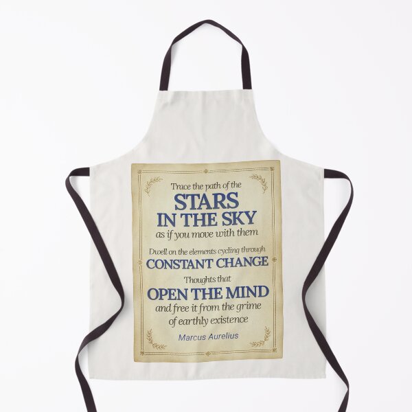 Item preview, Trace the Path of the Stars - Marcus Aurelius - Elegant Script Stoic Quote - Egyptian Blue Version designed and sold by Stoic Core.