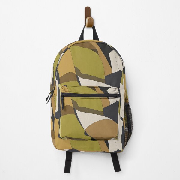Item preview, Ochre Olive Mid Century Abstract Pattern designed and sold by imaniko.