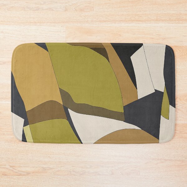 Item preview, Ochre Olive Mid Century Abstract Pattern designed and sold by Aniko Tulipan.