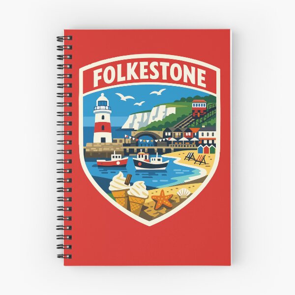 Item preview, Folkestone Travel Souvenir Sticker designed and sold by rogue-design.
