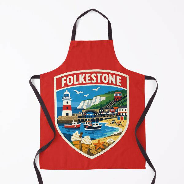 Item preview, Folkestone Travel Souvenir Sticker designed and sold by rogue-design.