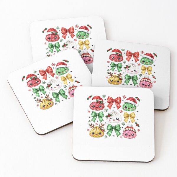 Item preview, Cute Kawaii Christmas Dumpling Festive Design designed and sold by DarylPope.