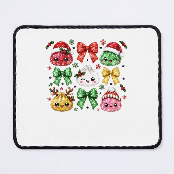 Item preview, Cute Kawaii Christmas Dumpling Festive Design designed and sold by DarylPope.