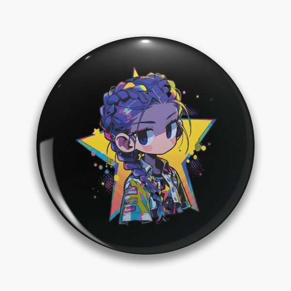 Item preview, Colorful Chibi Cyberpunk Girl designed and sold by halinh99.