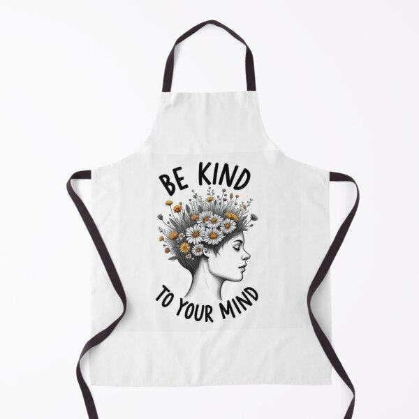 Item preview, Be Kind to Your Mind – Mental Health & Self Care Botanical Quote designed and sold by SimoPumba.