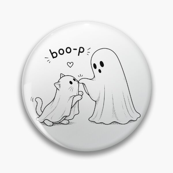 Item preview, Boo Boo-p Cat Ghost designed and sold by CelidaBonde.