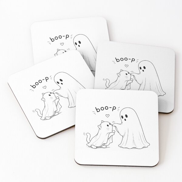 Item preview, Boo Boo-p Cat Ghost designed and sold by CelidaBonde.