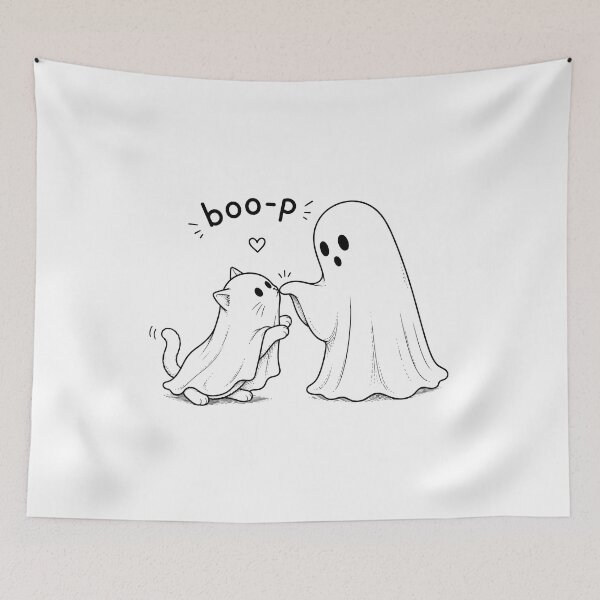 Item preview, Boo Boo-p Cat Ghost designed and sold by CelidaBonde.