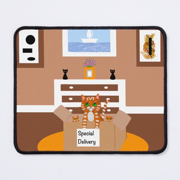 Item preview, Cats in a Box Delivery designed and sold by Elaine M Hayward .