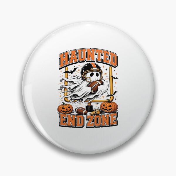 Item preview, Haunted End Zone Halloween Football Art designed and sold by DarylPope.
