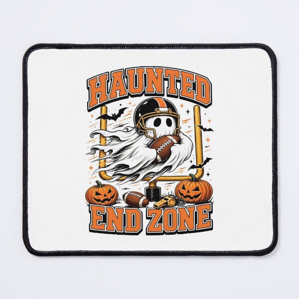 Item preview, Haunted End Zone Halloween Football Art designed and sold by DarylPope.