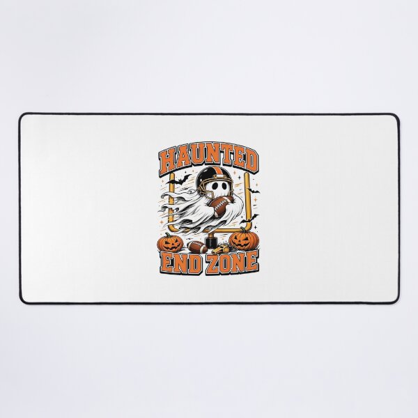 Item preview, Haunted End Zone Halloween Football Art designed and sold by DarylPope.