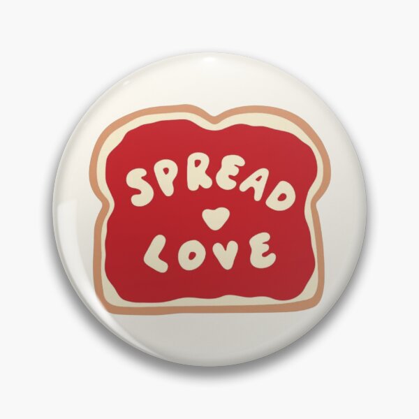 Item preview, Spread Love Toast Pun designed and sold by Spring Things.