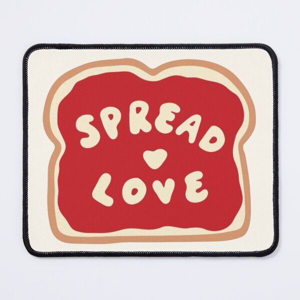 Item preview, Spread Love Toast Pun designed and sold by Spring Things.