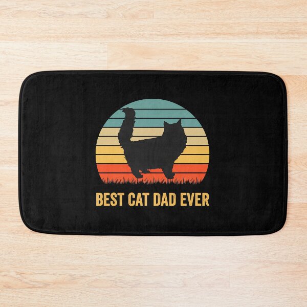 Item preview, Best Cat Dad Ever Retro Sunset Feline Companion Graphic designed and sold by Dmo3HarkoArt.