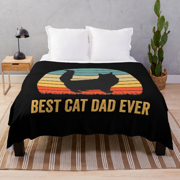 Item preview, Best Cat Dad Ever Retro Sunset Feline Companion Graphic designed and sold by Dmo3HarkoArt.