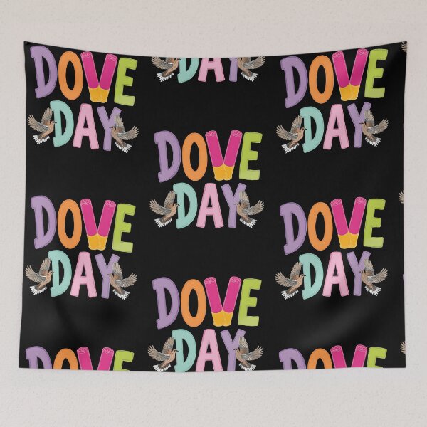 Item preview, Dove Day Colorful Celebration Graphic designed and sold by RDGNR.