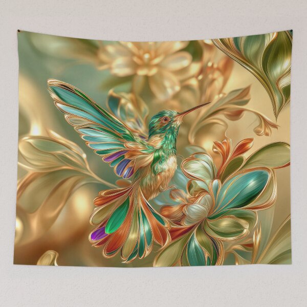 Item preview,   Hummingbird Floral Art designed and sold by MargaretWiktor.