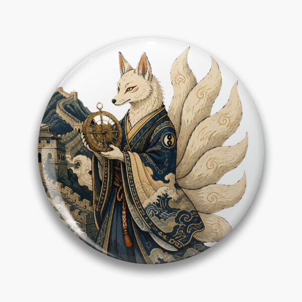 Item preview, Fox Alchemist Great Wave Hokusai Ukiyo-e designed and sold by Ada’s Mystic Atelier .