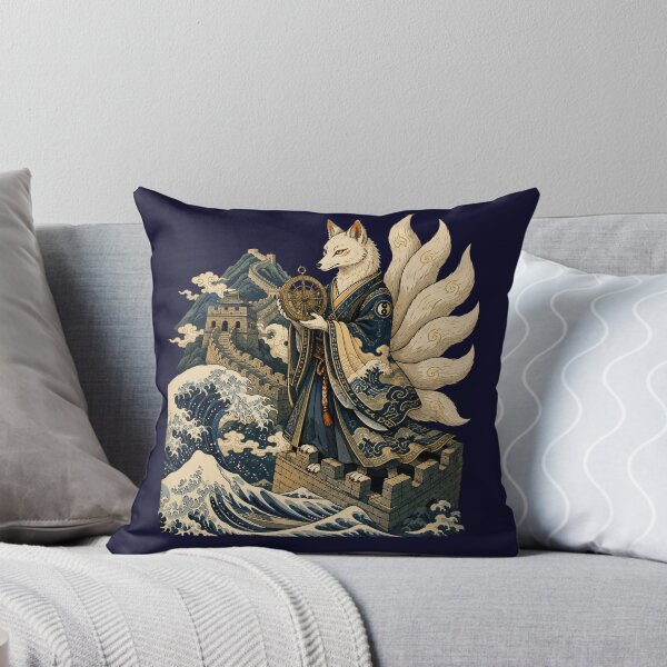 Item preview, Fox Alchemist Great Wave Hokusai Ukiyo-e designed and sold by Ada’s Mystic Atelier .