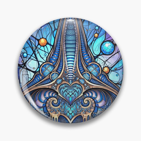 Item preview, Abstract Fractal with Architectural Elements designed and sold by Frackxion.