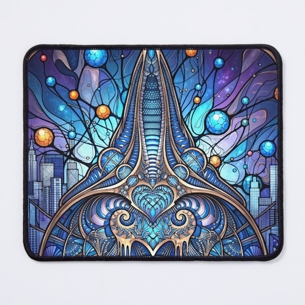 Item preview, Abstract Fractal with Architectural Elements designed and sold by Frackxion.