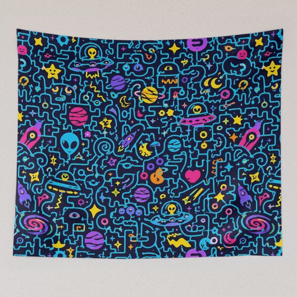 Item preview, Cosmic Pop-Art Puzzle designed and sold by Thai Vibe Studio.